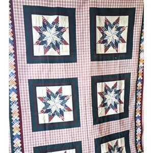 VIP Print Joan Messmore Fabric Cheater Quilts Texas Star Design 122*44" 13.3/4